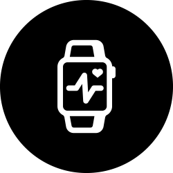 Insuring your future smart watch icon